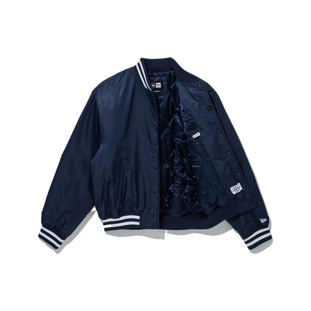 New Era New York Yankees Simple Retro Nylon Loose Baseball Jacket Unisex Jackets Dark-Blue 12866518