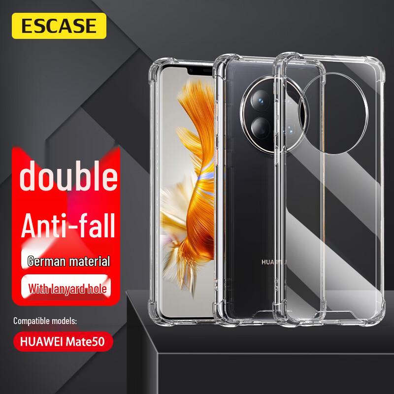 ESCASE Huawei Anti-Yellowing Clear Shockproof Phone Case