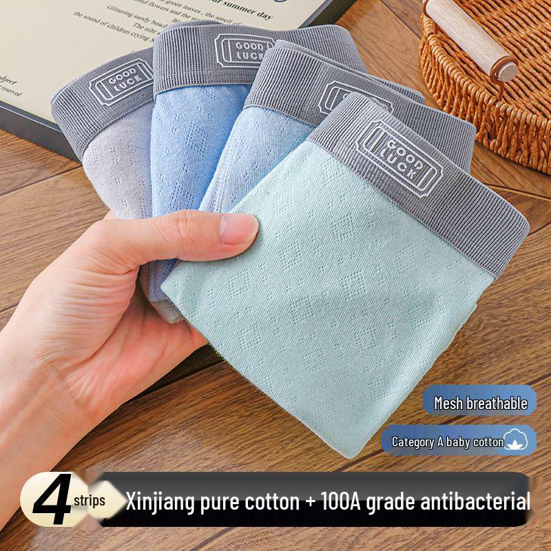 Jin Tong Wang Bavlněné boxerky pro chlapce ve vývojovém stádiu pro teenagery