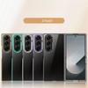 Luxury Electroplated Transparent Phone Case for Samsung Galaxy Z Fold 7 6 5 Shockproof Protective PC TPU Hard Back Cover Fold 7