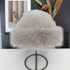 Plush Mongolian hat winter thickened warm ear protection hat imitation mink Mongolian hat adult plush hat