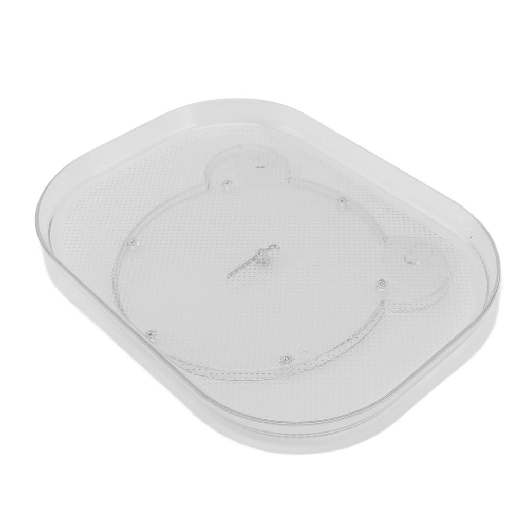 Turntable Organizer for Refrigerator Non Slip Bottom 360 Degree Rotating Storage Tray for Snacks Spices Drinks Bear