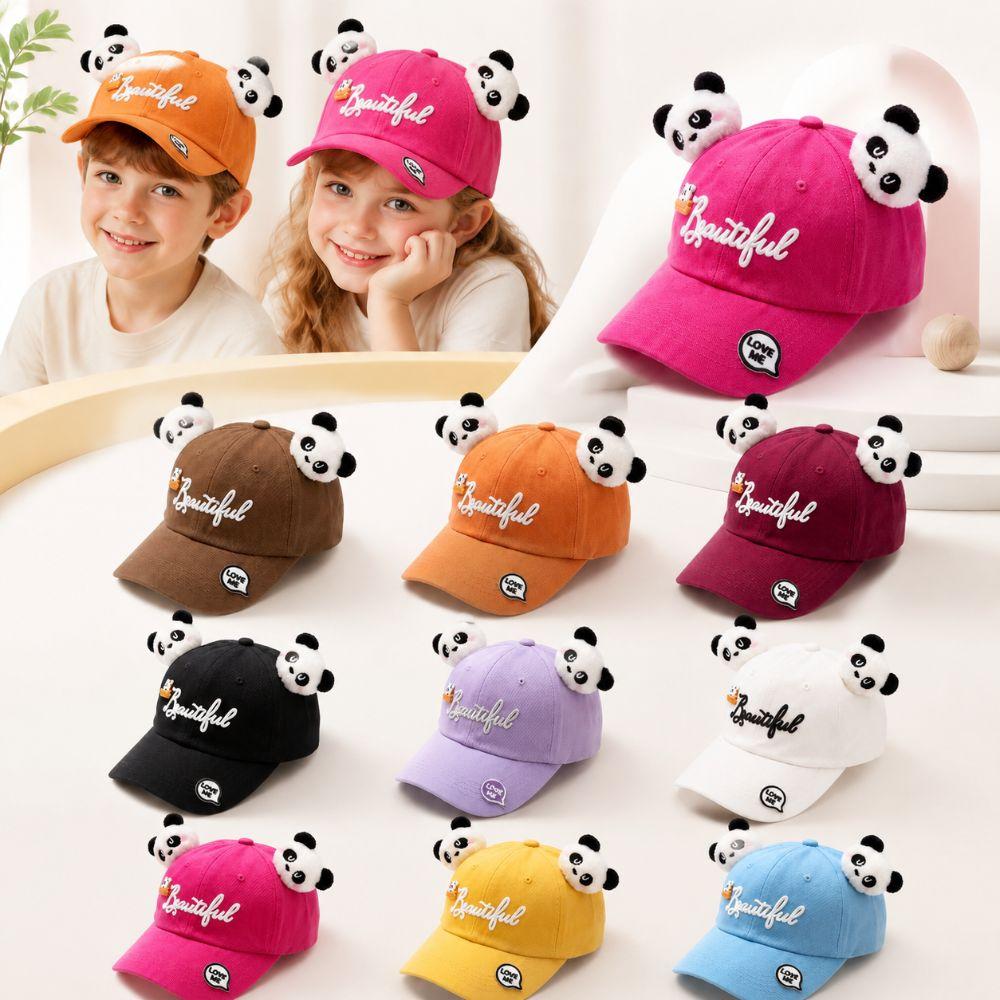 Berretto da Baseball Panda Versatile Traspirante con Visiera Carino per Ragazzo Ragazza Cappello da Sole Per l'Estate all'Aperto