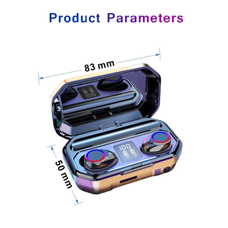 M12 TWS Wireless Bluetooth Earphones CVC8.0 Denoise HiFi Stereo Headset IPX7 Waterproof Noise Reduction Headphones Sport Gaming Music Earbuds