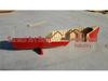 European Wooden Boat Model: Decorative Flower Boat Ornament for Landscaping and Water Tourism.