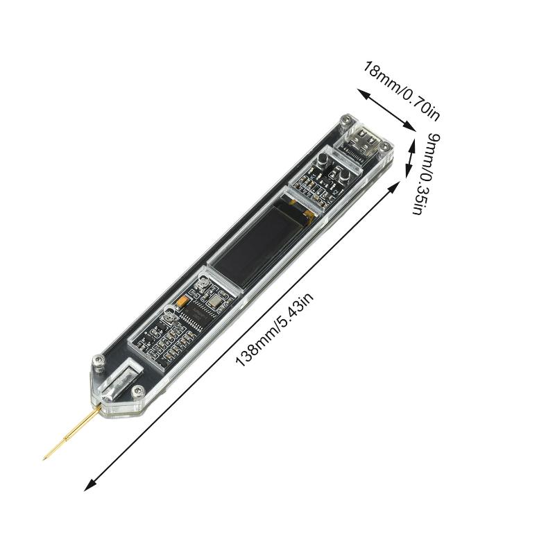 5V 200Hz~100MHz Frequency Tester With 0.91-inch OLED Display High-Precision Frequency Measurement Counter Meter Type-C