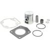 39MM 12MM Piston Ring Bearing Gasket Kit Compatible with 50CC AC Franco Morini S6E Husky Boy Malaguiti LEM(Piston Kit)