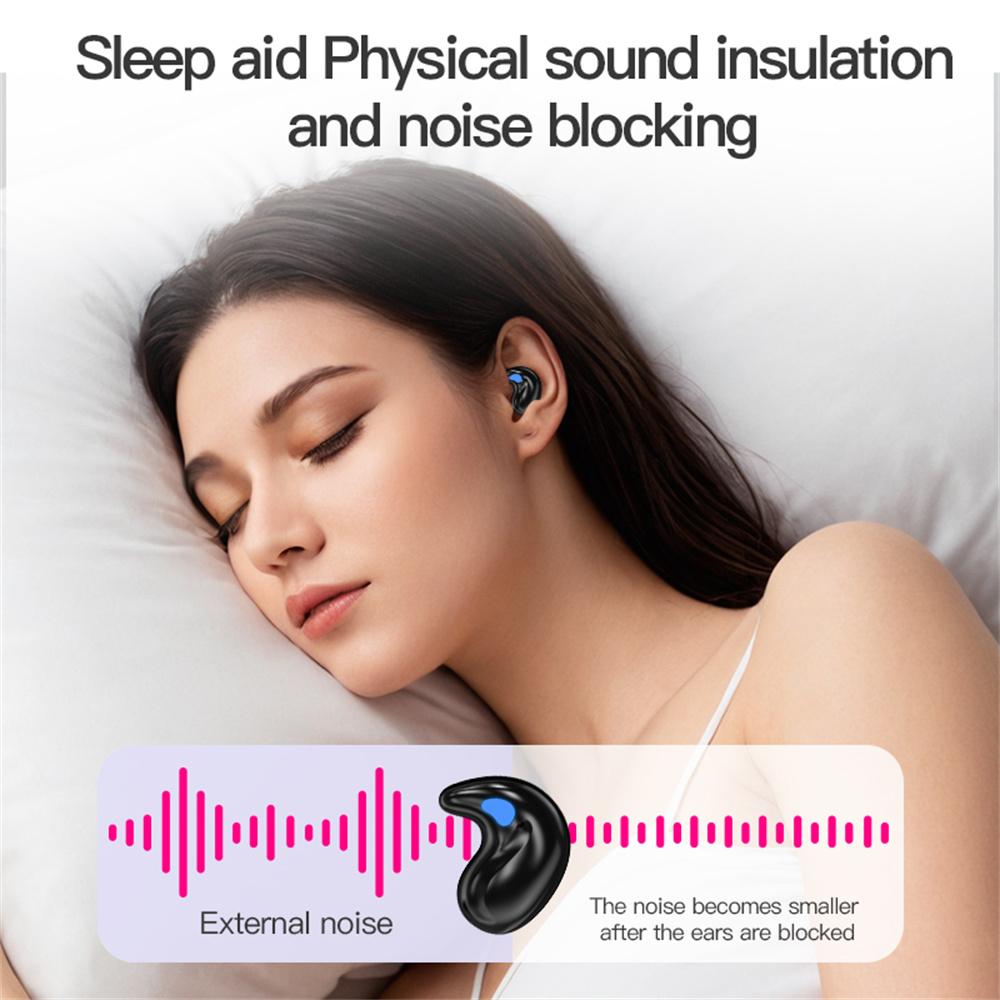 Mini Bluetooth Sleep Headphones With Watch Strap Bluetooth 5.4 Waterproof Earphone Like Page-Turning Photo-Taking Remote Control