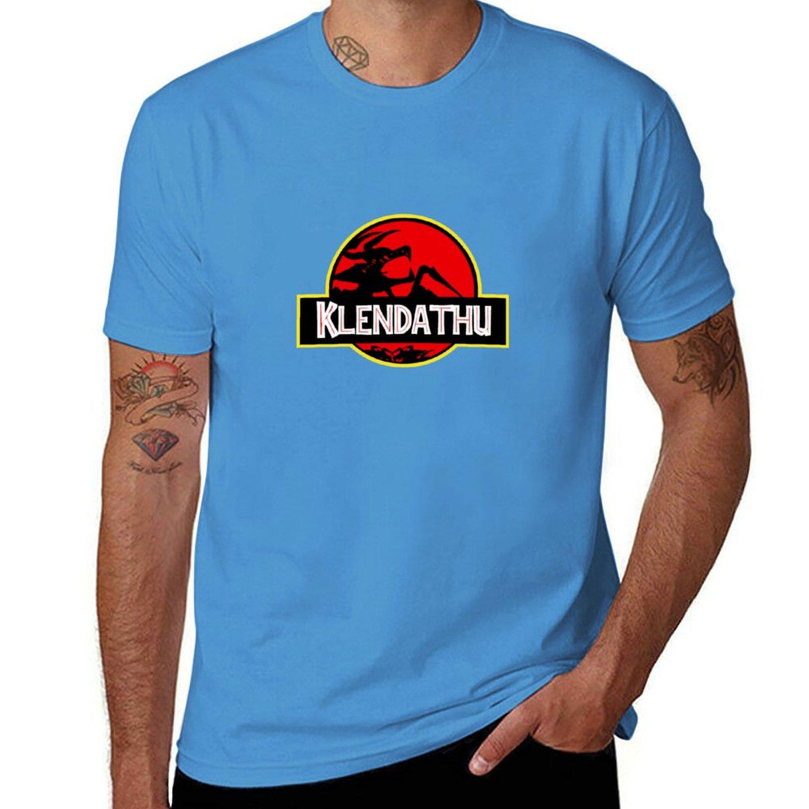

Klendathu Starship Troopers T-Shirt summer tops anime Short sleeve tee quick drying men graphic t shirts S