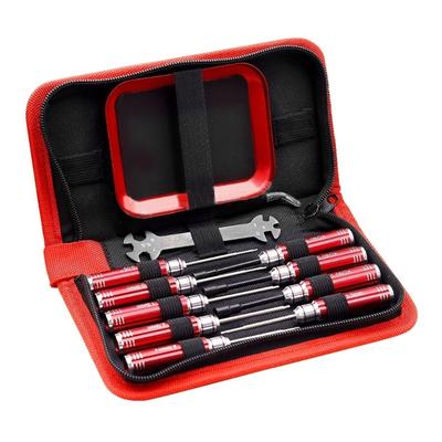 11-teiliges Präzisionsgefertigtes Mini-Werkzeugset für Auto, Drohnen, Hubschrauberreparatur, enthält Schraubendreher, Zangen, Schraubensatz