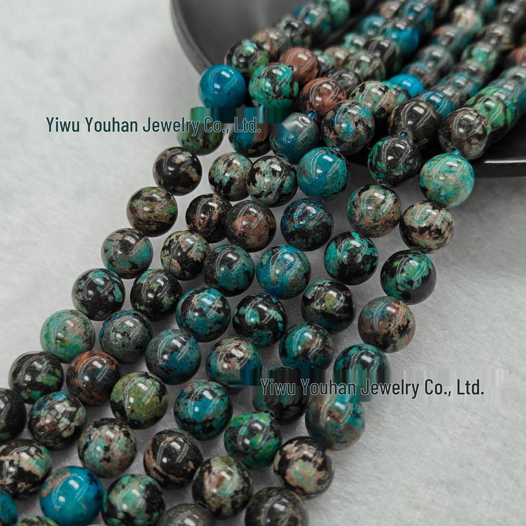 Natural Multicolor Beaded Loose Stone Beads 6-8mm for Handmade DIY Bracelets & Necklaces