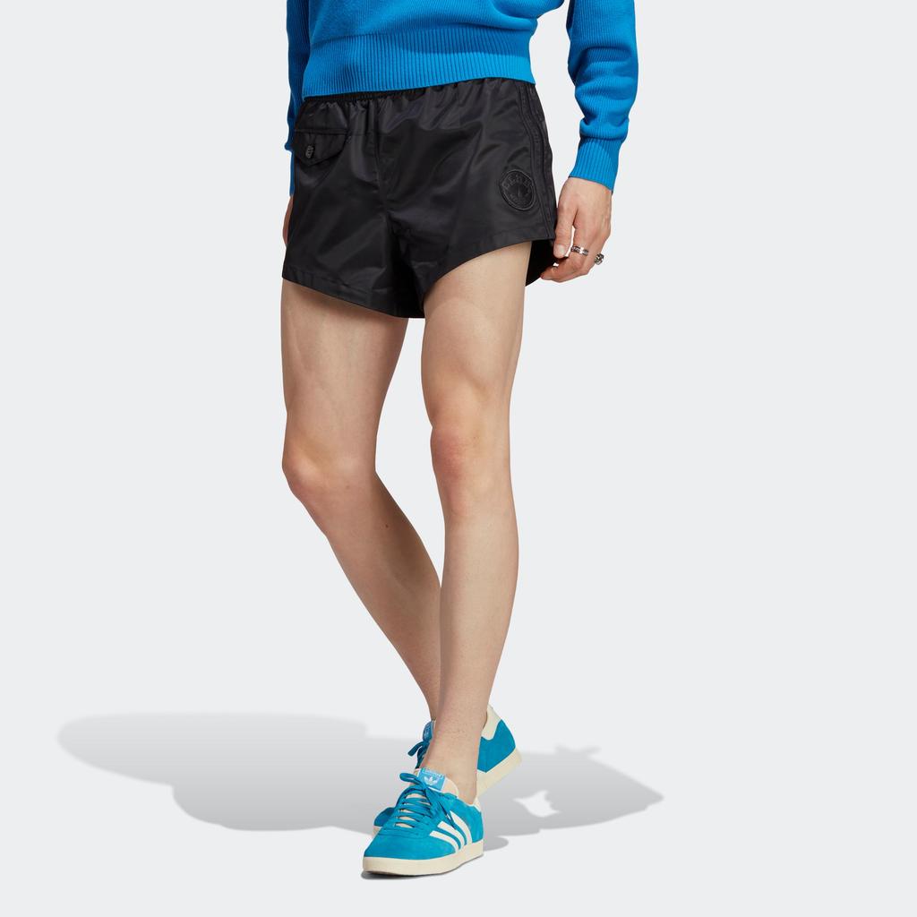Adidas Originals Sprint Shorts Solid Logo Elastic Waist Sports Shorts Men Shorts Black IA2469