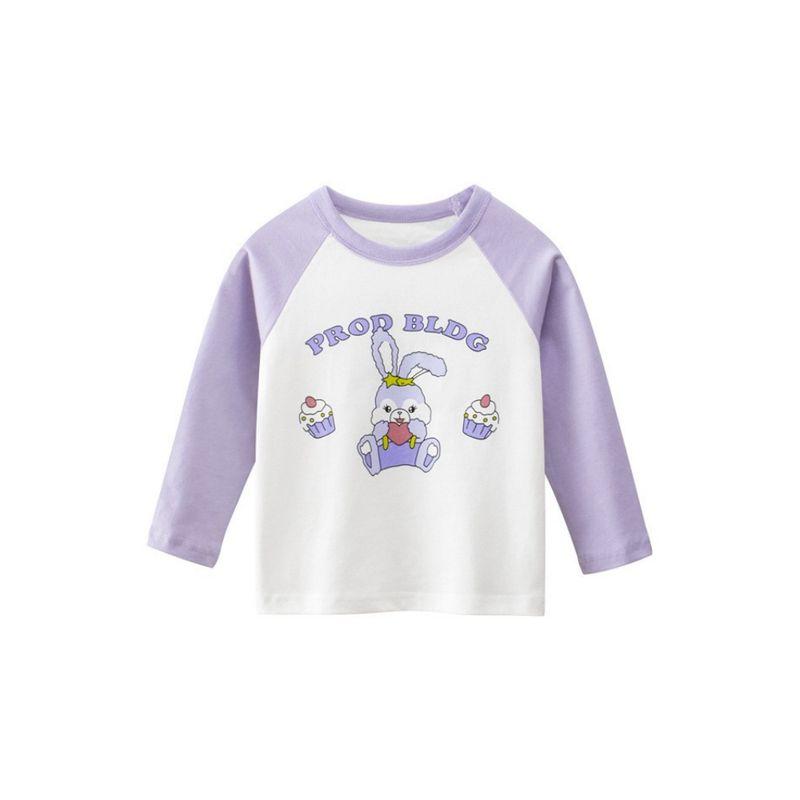27home Round Neck Bunny Long Sleeve Korean Style Children's Clothing