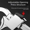 Large Open Faucet Basin Wrench Adjustable Plumbing Wrench  Water Pipe Installation