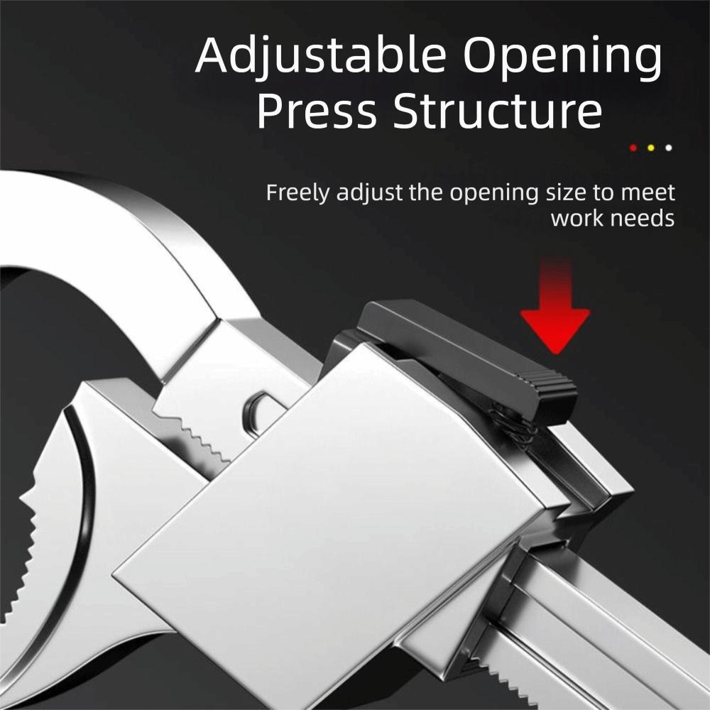 Large Open Faucet Basin Wrench Adjustable Plumbing Wrench  Water Pipe Installation