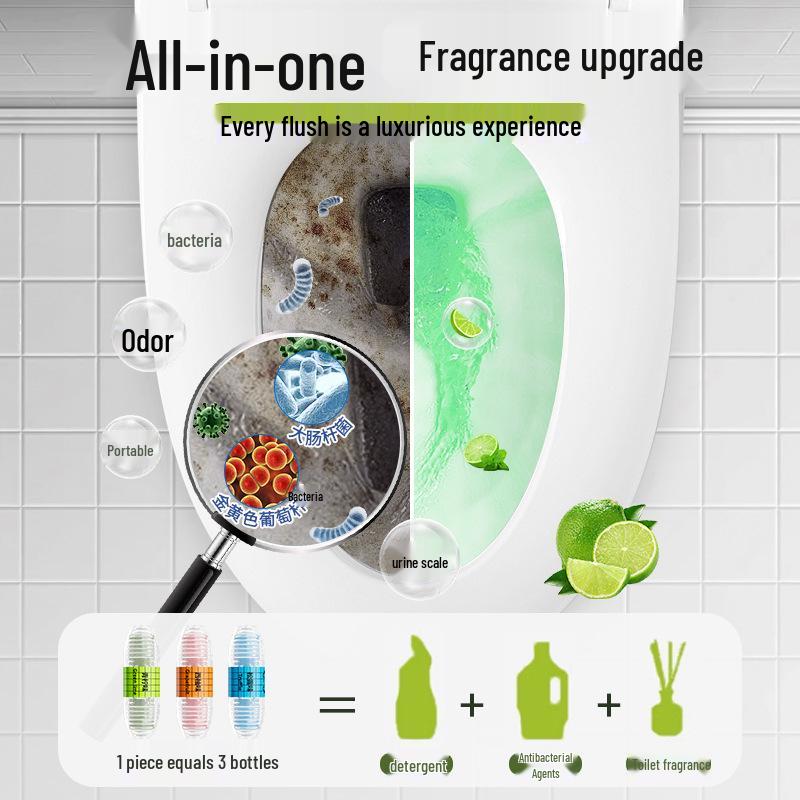 Introducing "Newcomer 0.01: Powerful Toilet Bowl Cleaner with Deodorizing Power and Long-Lasting Fragrance."