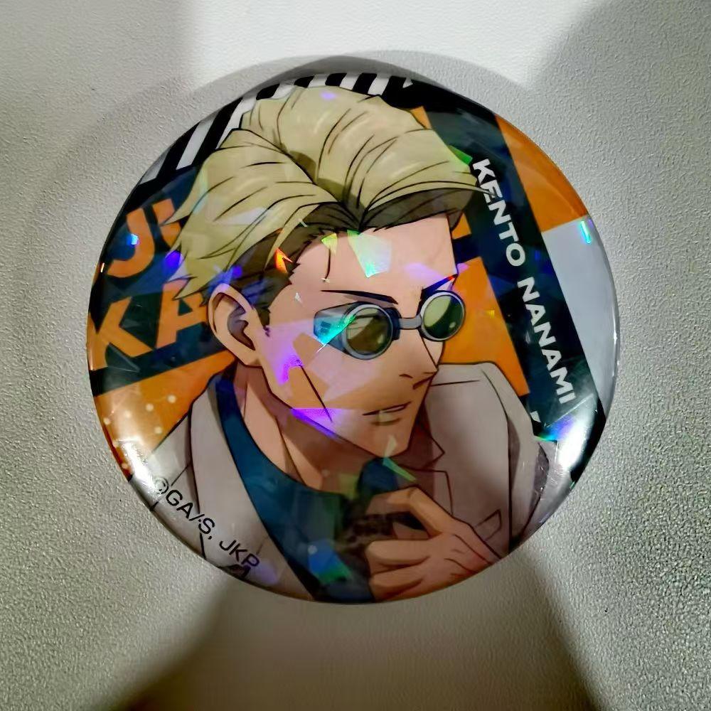 Lovely Jujutsu Kaisen Tinplate Badge Anime Peripheral Products Satoru Gojo Geto Suguru Yuji Megumi Srooftop Edition Original