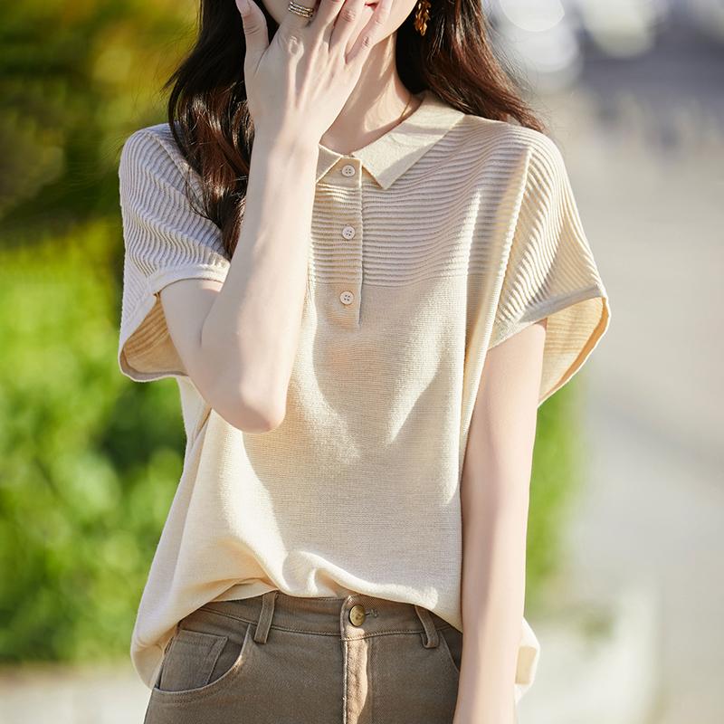 

Летняя рубашка для женщин - 50% шелковая смесь Mulberry | Не мнется и защищает от ультрафиолета | Роскошный легкий топ L коричневый