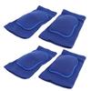 2 Pairs Volleyball Knee Pads Blue Color High Resilience Woven Breathable Protective Knee Pads for Ba