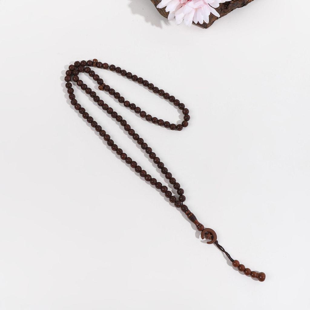 Handmade 99-Bead Handheld Muslim Prayer Rosary from the Middle East