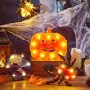 Horror Halloween Pumpkin Decoration Ghost Bat Spider LED Night Light Holiday Bar Home Party Decoration Props Halloween Ornaments