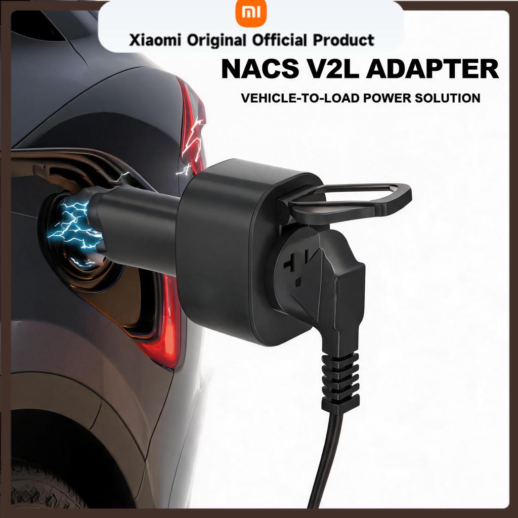 Xiaomi EV Discharger Adapter Portable NACS V2L To NEMA 5-20 Socket 125V 20A Vehicle-to-Load Power Adapter for Camping & Emergency