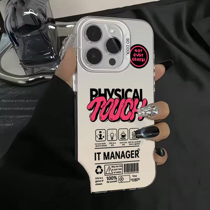 Luxury trend English letter label CaseFor  Mi 14 13 12 12T 13T Pro 11 Lite 5G NE Poco F5 X5 Pro Lens protect plating Cover