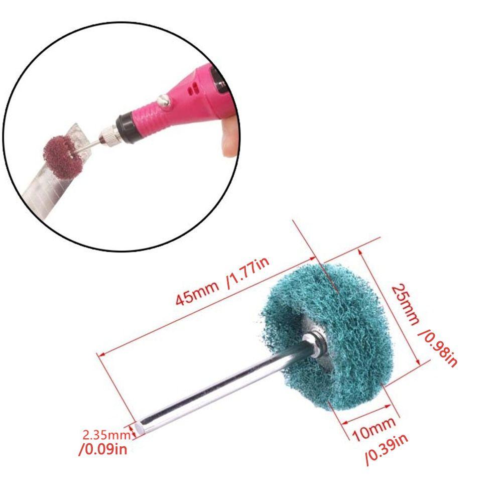 10pcs Nylon Polishing Wheel Buffing Fiber Grinding Head  Grinding Machine Accessories