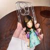 S-Santoro-Gorjuss Cute Cartoon Girl Phone Case For IPhone 17 16 15 14 13 12 11 X XR Mini Pro Max Plus Transparent Soft Cover