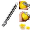 Portable Kitchen Lemon Citrus Orange Zester Stainless Steel Fruit Peeling Tool