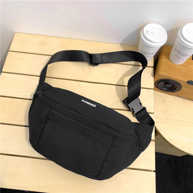 Men's and women's trendy sports and leisure bags 2025 spring new versatile shoulder messenger bags cycling chest bags fanny packs