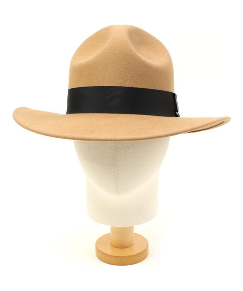 Yunibeosyeolkemiseuteuli Line Beige Wool Y Fedora