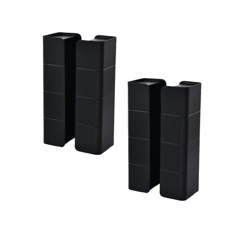 1/2 pair  Refrigerator Magnetic Storage Rack Tissue Rack Punch-free Removable Kitchen Sundries Organizer Refrigerator Side Shelf