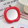 Ins Decorative Mirror Apple Shape Makeup Mirror Desktop Cosmetic Mirrors For Bedroom Dormitory Desk Accessories Home Decor