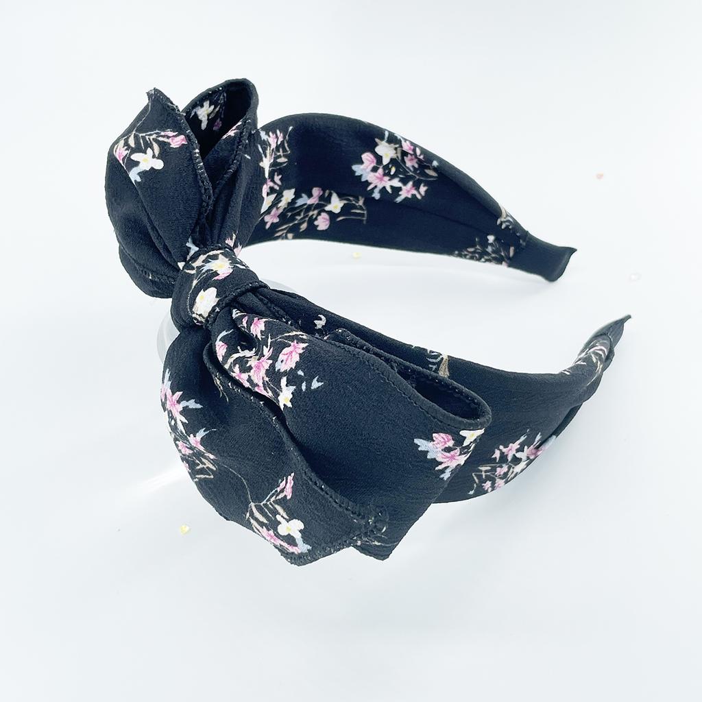 Women Girls Flower Big Knot Bow Hairband Headband Adult Hair Accessories Hair Jewley