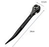 Supertool Short Ratchet Wrench for 17 X Carabiner Storage New for Scaffolding and Steel Frame Clamps, 21mm, Available, Size, Clamps, SRBC-1721