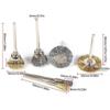 Accessories Electric Rotary Tools Wire Wheel Polishing Grinding Brass Brush Kit Buffing Sanding