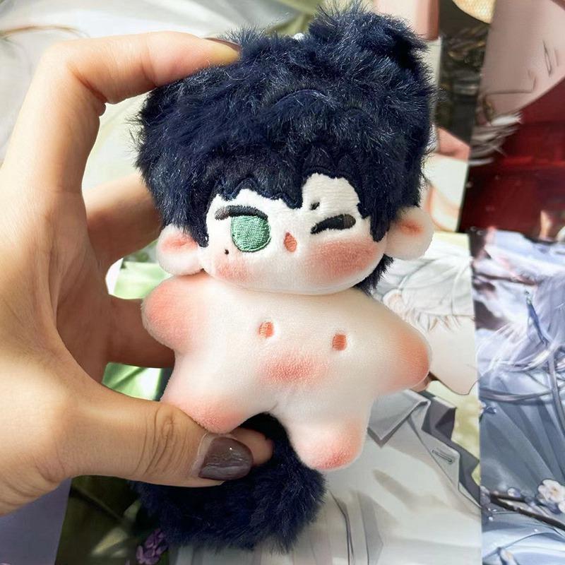 10cm Kawaii Naked Cotton Idol Peluche Bambola Imbottita Super Star Figura Bambola Carina Luce e Notte Anime Periferiche di Gioco Corpo Bambola Regalo
