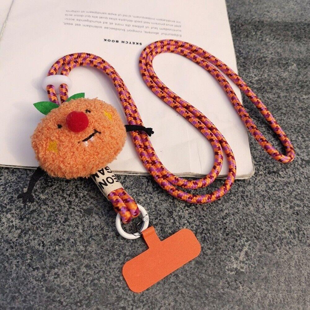 

Знімний ремінець через плече, кольоровий ремінець на зап ястя проти втрати, універсальний шнурок для телефону, для вулиці помаранчевий