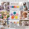 Elastic Stretchable Pet Pearl Collar Multi Size Available Round Pearl Bead Dog Pearl Necklace Lightweight Wearable