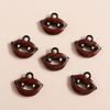 10pcs Cute Enamel Halloween Vampire Teeth Charms for Jewelry Making Earrings Pendants Necklaces DIY Bracelets Crafts Supplies