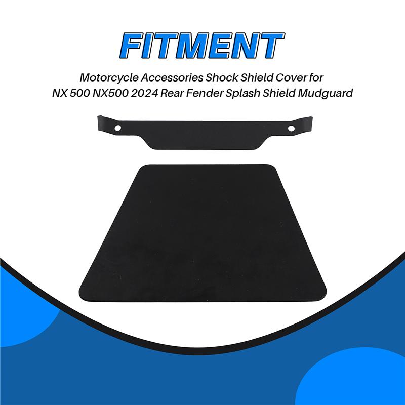 Ac29-Motorcycle Accessories Shock Shield Cover For Honda NX 500 NX500 2024 Rear Fender Splash Shield Mudguard