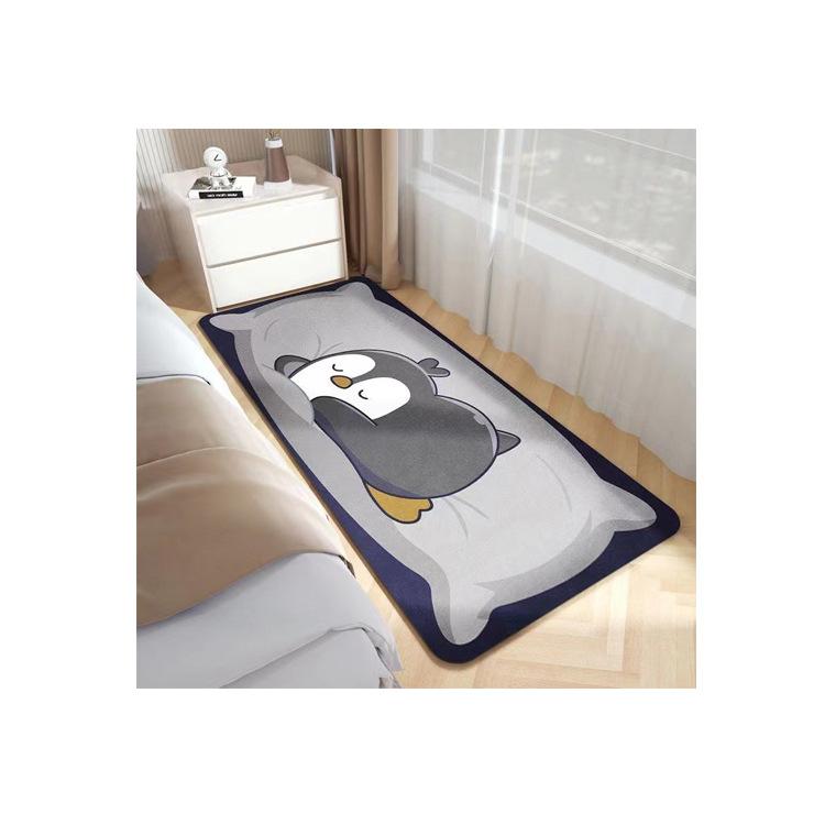 Carpet Rectangular Large-sized Cartoon Animal Pattern Bedroom Bedside Carpet Plush