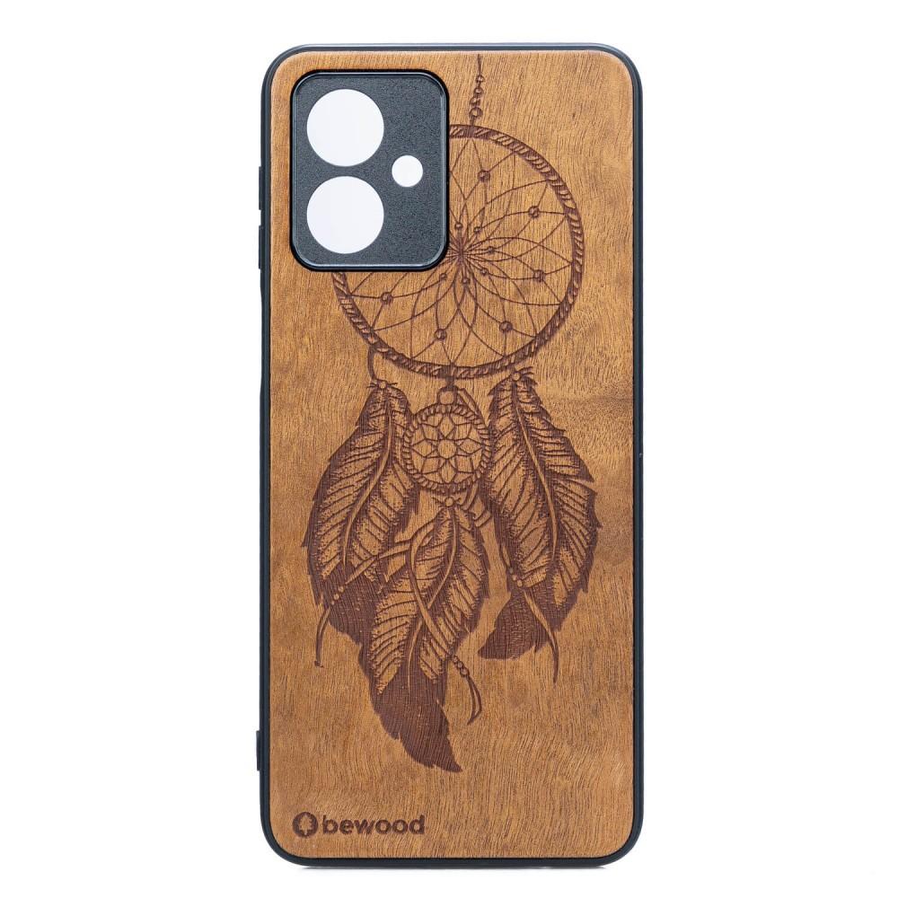 Bewood Wooden Case for Motorola G54 5G Dreamcatcher Imbuia