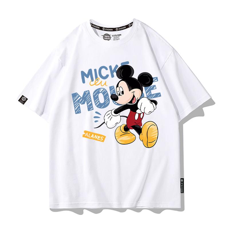 Mouse Anime Shortsleeved Tshirt Unisex Peripheral Clothes Summer Fashion Brand Couple Halfsleeved
