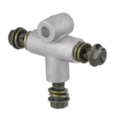 Conector de țeavă cu furtun de frână hidraulică, adaptor T cu 3 căi pentru ATV Kart