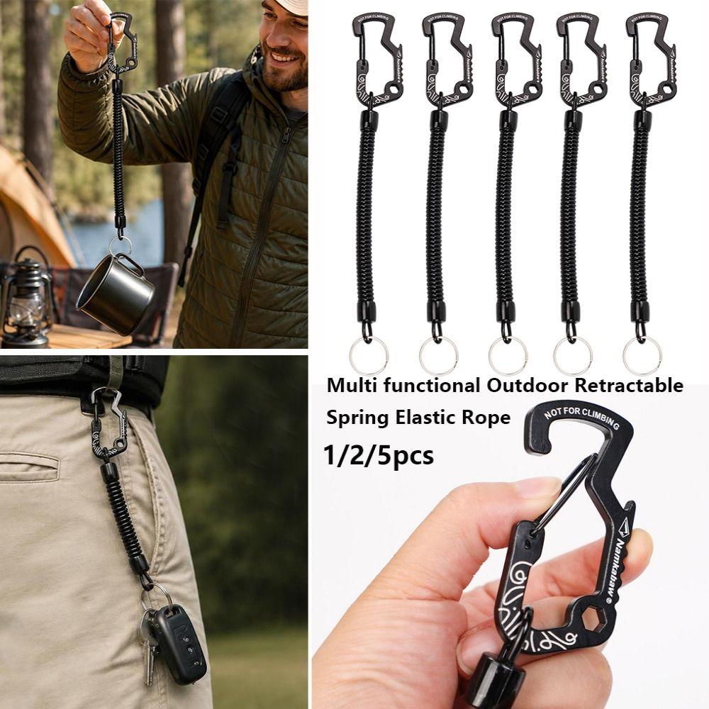 1/2/5pcs Multi functional Security Gear Tool Anti-lost Fishing Lanyards  for Camping Hiking