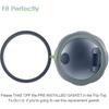 Pack of 6 Replacement Parts Gaskets with Lip Compatible with 900w NutriBullet Extractor Blender