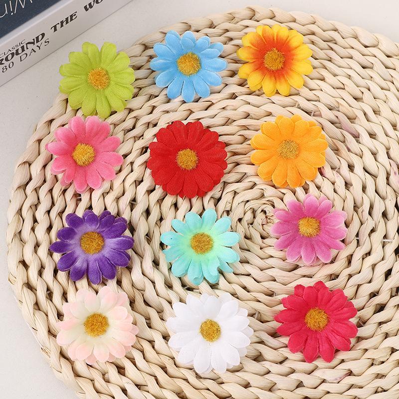 4cm Chrysanthemum & Sunflower DIY Head Ornaments - Small Daisy Archway & Wreaths