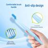 Hais Haina Adult Wide-Head Soft Bristle Toothbrush - No Shedding, Fine Bristles for Gentle Oral Cleaning